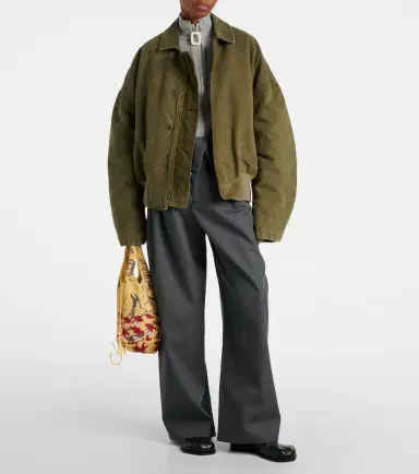 JW Anderson Oversized cotton bomber jacket | Thumbnail 2 JW Anderson Oversized cotton bomber jacket | Thumbnail 2