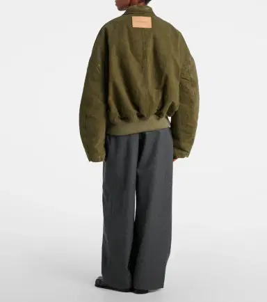 JW Anderson Oversized cotton bomber jacket | Thumbnail 3 JW Anderson Oversized cotton bomber jacket | Thumbnail 3