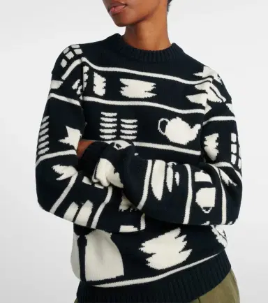 JW Anderson Jacquard wool sweater | Thumbnail 3 JW Anderson Jacquard wool sweater | Thumbnail 3