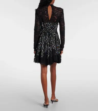 Rabanne Floral lace minidress | Thumbnail 3 Rabanne Floral lace minidress | Thumbnail 3