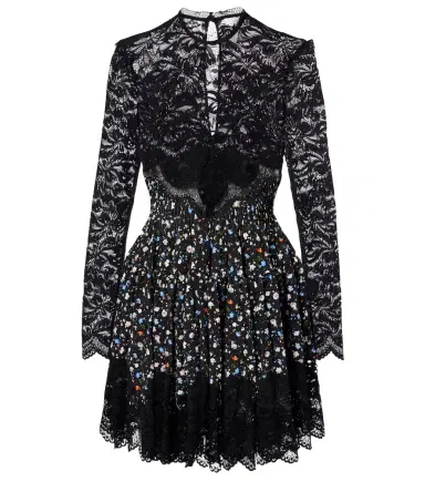 Rabanne Floral lace minidress | Thumbnail 1 Rabanne Floral lace minidress | Thumbnail 1