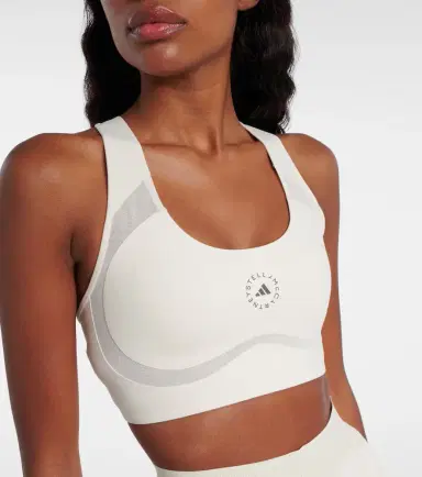Adidas by Stella McCartney Logo padded sports bra | Thumbnail 3 Adidas by Stella McCartney Logo padded sports bra | Thumbnail 3