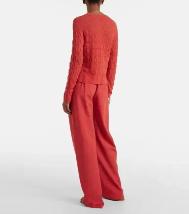 Vince Pointelle cotton cardigan | Thumbnail 2 Vince Pointelle cotton cardigan | Thumbnail 2