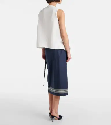 Vince Asymmetric draped top | Thumbnail 2 Vince Asymmetric draped top | Thumbnail 2