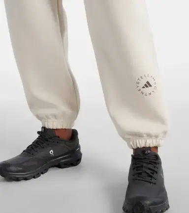 Adidas by Stella McCartney Logo cotton-blend fleece sweatpants | Thumbnail 5 Adidas by Stella McCartney Logo cotton-blend fleece sweatpants | Thumbnail 5