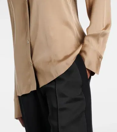 Vince Silk-blend satin shirt | Thumbnail 5 Vince Silk-blend satin shirt | Thumbnail 5