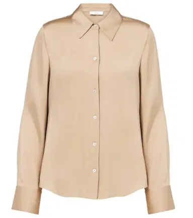 Vince Silk-blend satin shirt | Thumbnail 1 Vince Silk-blend satin shirt | Thumbnail 1