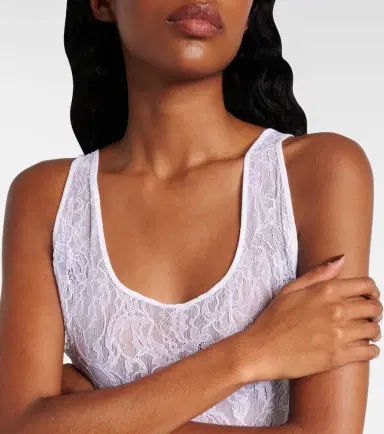 Wardrobe.NYC Wardrobe. NYC Open-back lace bodysuit | Thumbnail 4 Wardrobe.NYC Wardrobe. NYC Open-back lace bodysuit | Thumbnail 4