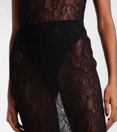 Wardrobe.NYC Wardrobe. NYC Sheer lace midi skirt | Thumbnail 2 Wardrobe.NYC Wardrobe. NYC Sheer lace midi skirt | Thumbnail 2