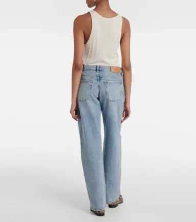 7 For All Mankind Tess mid-rise straight jeans | Thumbnail 3 7 For All Mankind Tess mid-rise straight jeans | Thumbnail 3