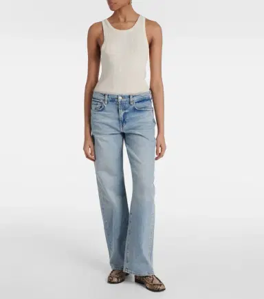 7 For All Mankind Tess mid-rise straight jeans | Thumbnail 7 7 For All Mankind Tess mid-rise straight jeans | Thumbnail 7