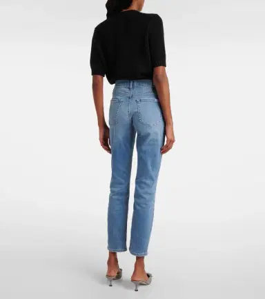 7 For All Mankind Mid-rise slim jeans | Thumbnail 4 7 For All Mankind Mid-rise slim jeans | Thumbnail 4