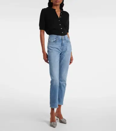 7 For All Mankind Mid-rise slim jeans | Thumbnail 5 7 For All Mankind Mid-rise slim jeans | Thumbnail 5