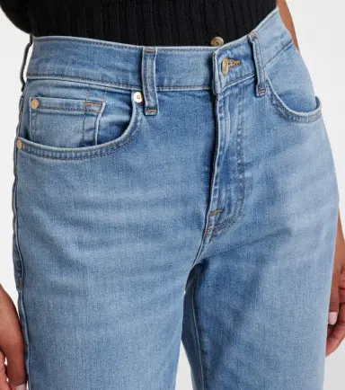 7 For All Mankind Mid-rise slim jeans | Thumbnail 6 7 For All Mankind Mid-rise slim jeans | Thumbnail 6