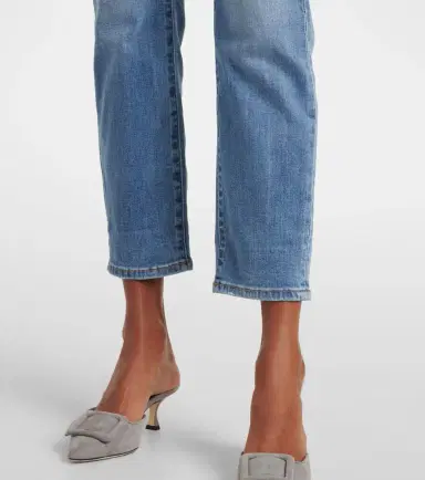 7 For All Mankind Mid-rise slim jeans | Thumbnail 7 7 For All Mankind Mid-rise slim jeans | Thumbnail 7