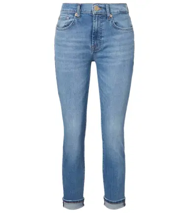 7 For All Mankind Mid-rise slim jeans | Thumbnail 1 7 For All Mankind Mid-rise slim jeans | Thumbnail 1