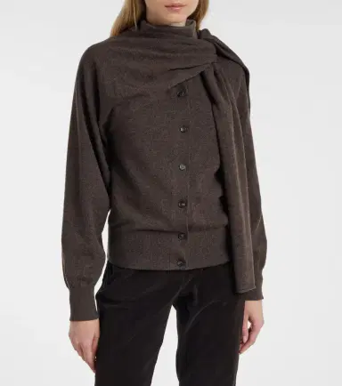 Ferragamo Draped cashmere cardigan | Thumbnail 5 Ferragamo Draped cashmere cardigan | Thumbnail 5