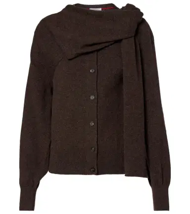Ferragamo Draped cashmere cardigan | Thumbnail 1 Ferragamo Draped cashmere cardigan | Thumbnail 1