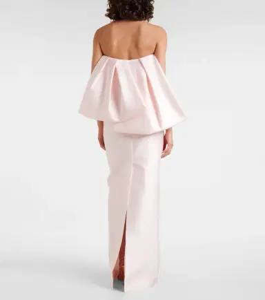 Monique Lhuillier Bow-detail satin gown | Thumbnail 2 Monique Lhuillier Bow-detail satin gown | Thumbnail 2