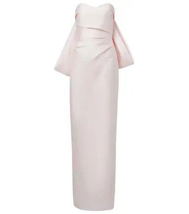 Monique Lhuillier Bow-detail satin gown | Thumbnail 1 Monique Lhuillier Bow-detail satin gown | Thumbnail 1