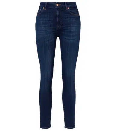 7 For All Mankind Aubrey high-rise cropped skinny jeans | Thumbnail 1 7 For All Mankind Aubrey high-rise cropped skinny jeans | Thumbnail 1