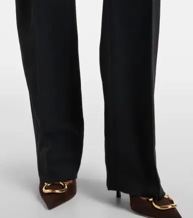Ferragamo High-rise faille straight pants | Thumbnail 3 Ferragamo High-rise faille straight pants | Thumbnail 3