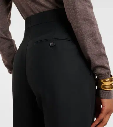 Ferragamo High-rise faille straight pants | Thumbnail 5 Ferragamo High-rise faille straight pants | Thumbnail 5