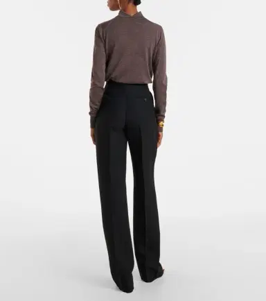 Ferragamo High-rise faille straight pants | Thumbnail 6 Ferragamo High-rise faille straight pants | Thumbnail 6