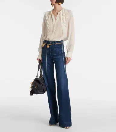 7 For All Mankind Modern Dojo high-rise flared jeans | Thumbnail 6 7 For All Mankind Modern Dojo high-rise flared jeans | Thumbnail 6