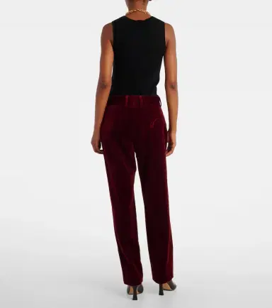 Blaze Milano Blazé Milano Nana cotton velvet straight pants | Thumbnail 2 Blaze Milano Blazé Milano Nana cotton velvet straight pants | Thumbnail 2