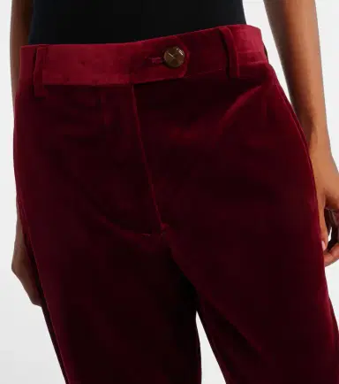 Blaze Milano Blazé Milano Nana cotton velvet straight pants | Thumbnail 3 Blaze Milano Blazé Milano Nana cotton velvet straight pants | Thumbnail 3