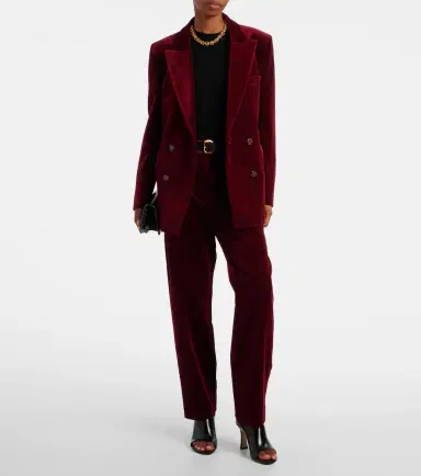 Blaze Milano Blazé Milano Nana cotton velvet straight pants | Thumbnail 6 Blaze Milano Blazé Milano Nana cotton velvet straight pants | Thumbnail 6