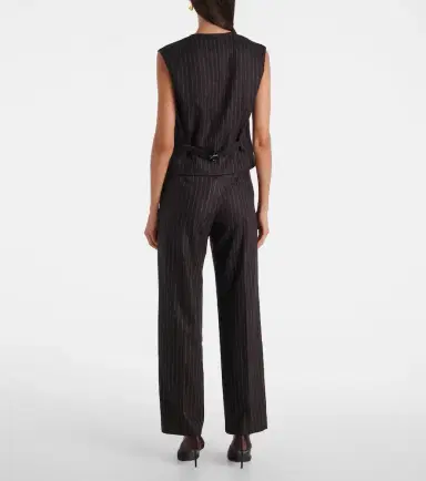 Blaze Milano Blazé Milano Feral pinstripe wool and cashmere vest | Thumbnail 4 Blaze Milano Blazé Milano Feral pinstripe wool and cashmere vest | Thumbnail 4