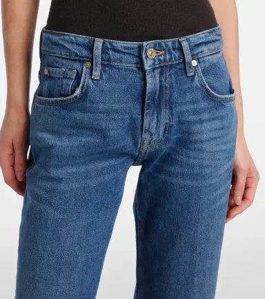 7 For All Mankind Calie mid-rise straight jeans | Thumbnail 5 7 For All Mankind Calie mid-rise straight jeans | Thumbnail 5