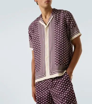 Orlebar Brown Maitan printed silk shirt | Thumbnail 4 Orlebar Brown Maitan printed silk shirt | Thumbnail 4