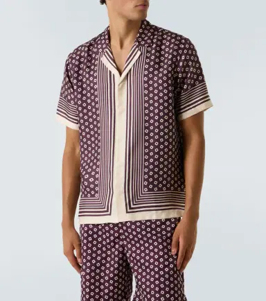 Orlebar Brown Maitan printed silk shirt | Thumbnail 6 Orlebar Brown Maitan printed silk shirt | Thumbnail 6