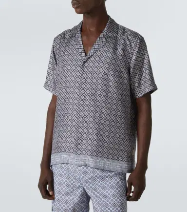 Orlebar Brown Maitan printed silk blowing shirt | Thumbnail 3 Orlebar Brown Maitan printed silk blowing shirt | Thumbnail 3