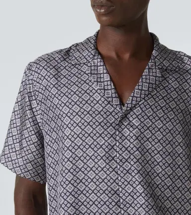 Orlebar Brown Maitan printed silk blowing shirt | Thumbnail 4 Orlebar Brown Maitan printed silk blowing shirt | Thumbnail 4