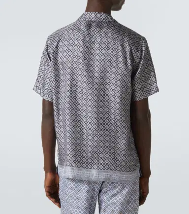 Orlebar Brown Maitan printed silk blowing shirt | Thumbnail 5 Orlebar Brown Maitan printed silk blowing shirt | Thumbnail 5