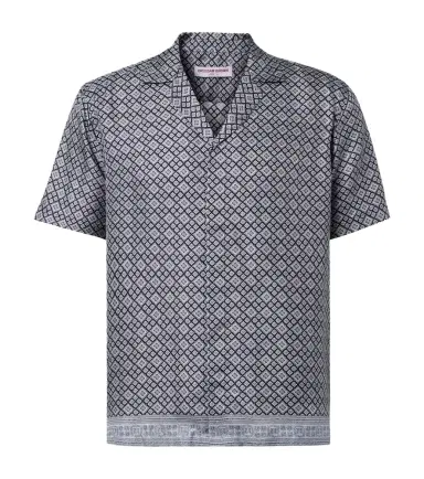 Orlebar Brown Maitan printed silk blowing shirt | Thumbnail 1 Orlebar Brown Maitan printed silk blowing shirt | Thumbnail 1