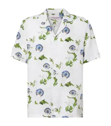 Orlebar Brown Maitan floral linen bowling shirt | Thumbnail 1 Orlebar Brown Maitan floral linen bowling shirt | Thumbnail 1
