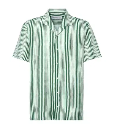 Orlebar Brown Hibbert striped bowling shirt | Thumbnail 1 Orlebar Brown Hibbert striped bowling shirt | Thumbnail 1