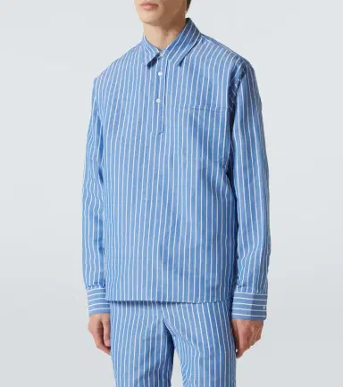 Orlebar Brown Striped linen and cotton shirt | Thumbnail 5 Orlebar Brown Striped linen and cotton shirt | Thumbnail 5