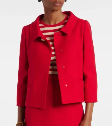 Valentino Crepe Couture embellished blazer | Thumbnail 2 Valentino Crepe Couture embellished blazer | Thumbnail 2