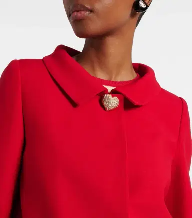 Valentino Crepe Couture embellished blazer | Thumbnail 4 Valentino Crepe Couture embellished blazer | Thumbnail 4