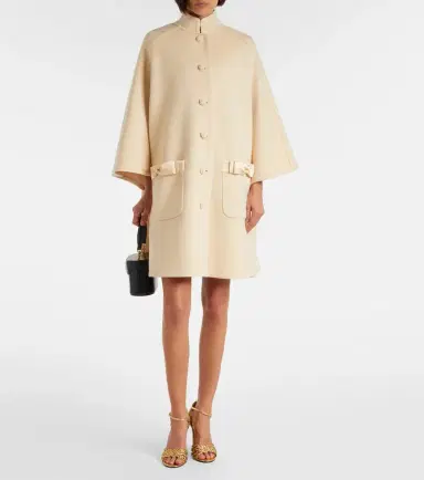 Valentino Bow-detail wool and cashmere coat | Thumbnail 4 Valentino Bow-detail wool and cashmere coat | Thumbnail 4