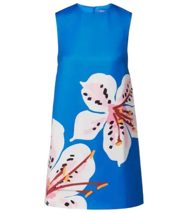 Leo Lin Yvonne floral satin minidress | Thumbnail 1 Leo Lin Yvonne floral satin minidress | Thumbnail 1