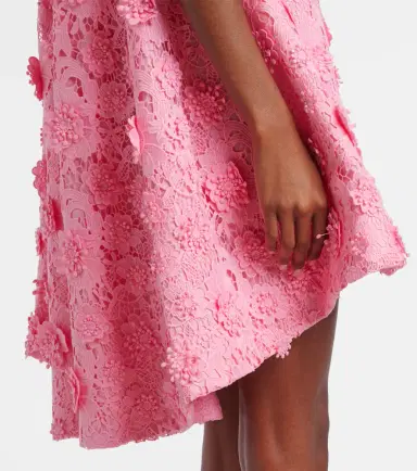Leo Lin Fifi floral lace minidress | Thumbnail 3 Leo Lin Fifi floral lace minidress | Thumbnail 3