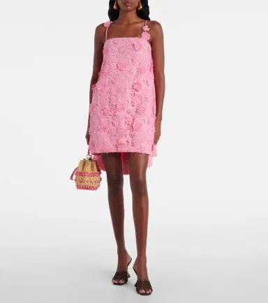 Leo Lin Fifi floral lace minidress | Thumbnail 4 Leo Lin Fifi floral lace minidress | Thumbnail 4