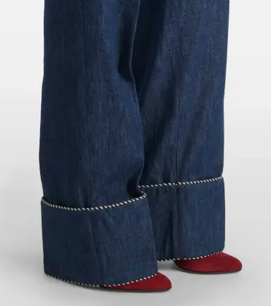 Valentino Chambray straight pants | Thumbnail 3 Valentino Chambray straight pants | Thumbnail 3